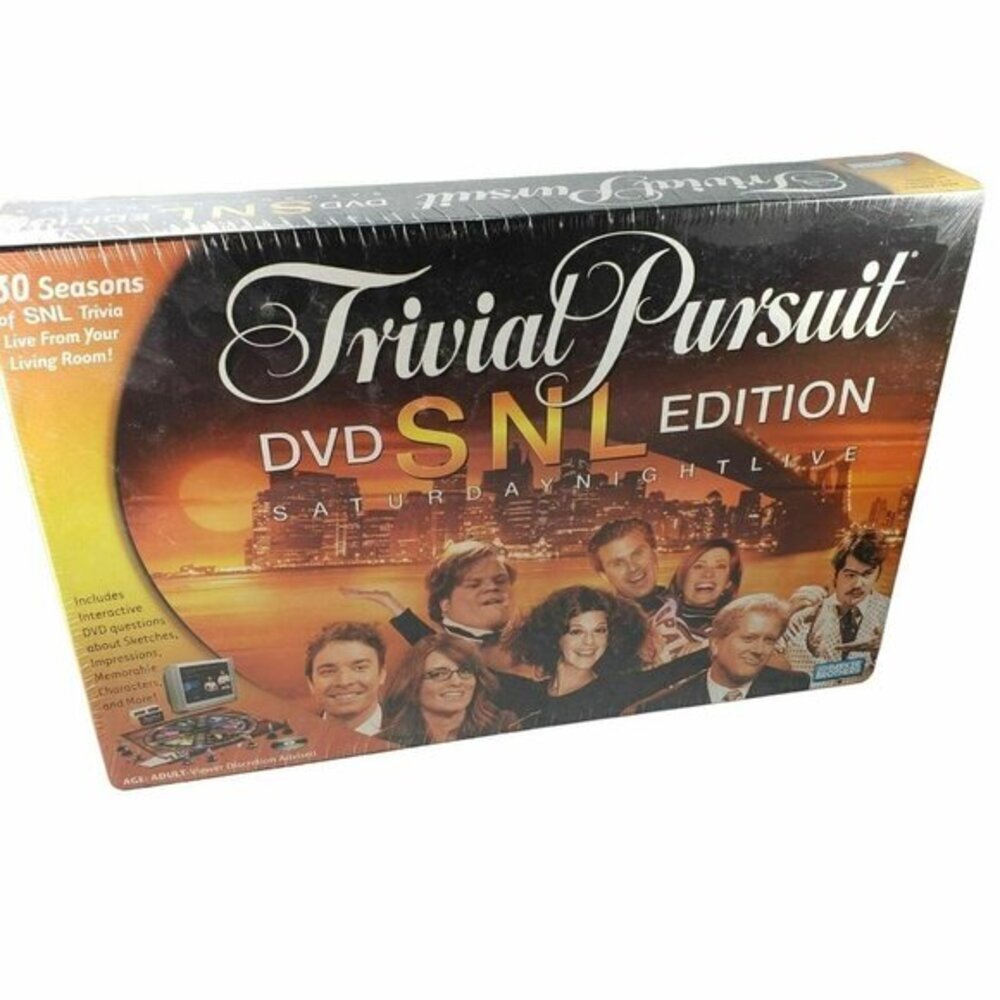 Trivial Pursuit DVD SNL Saturday Night Live Edition Game Party‎ Trivia Adult New